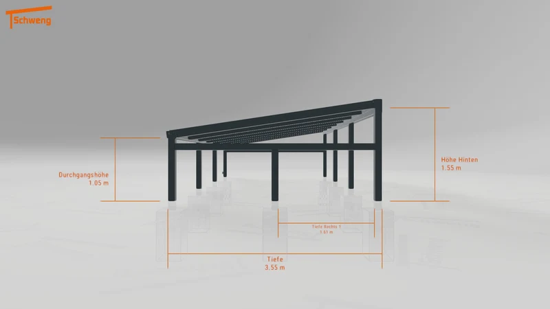 #DE Schweng Pultdachcarport S350 (ID jj9rwp)
