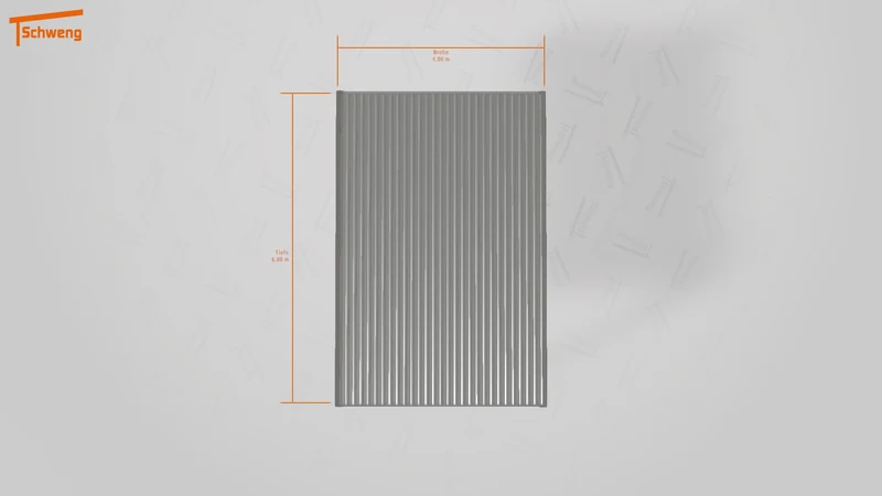 #DE Schweng Flachdachcarport C600 (ID ygn753)