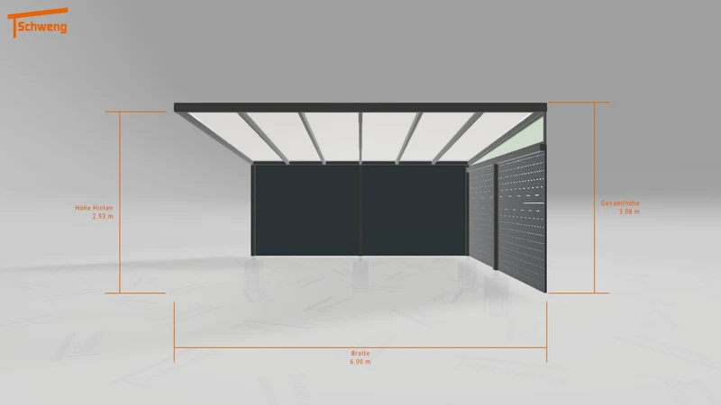 #DE Schweng Pultdachcarport S400 (ID dv3zyb) #MTG