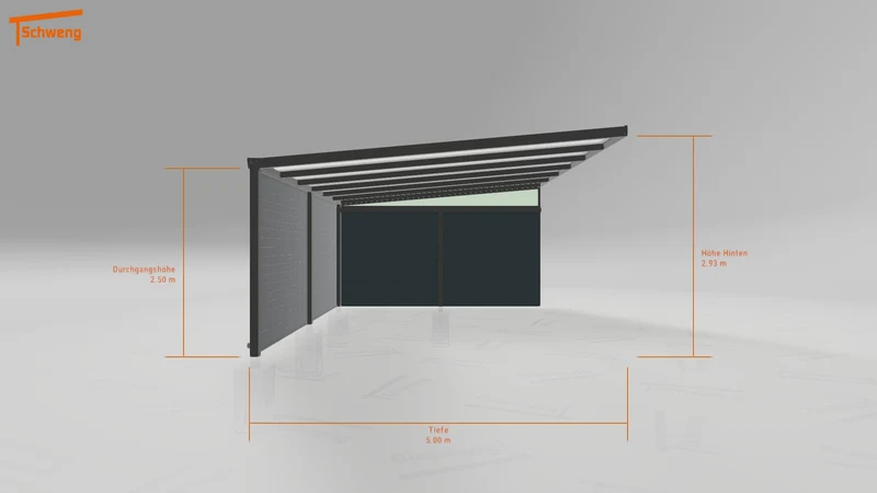 #DE Schweng Pultdachcarport S400 (ID dv3zyb) #MTG