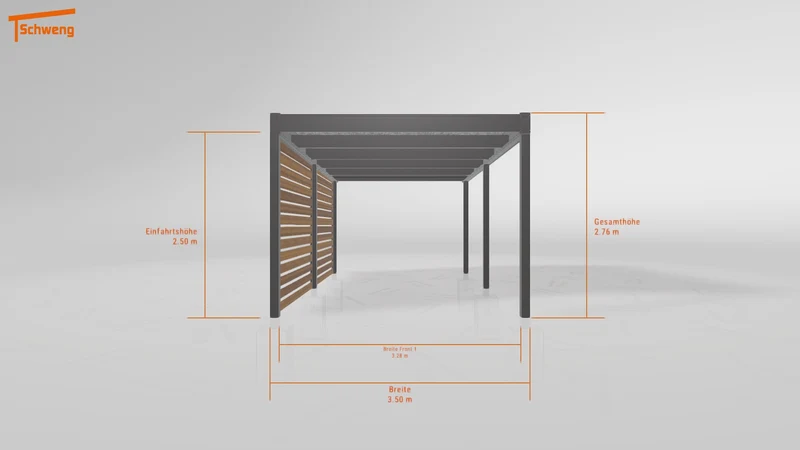 #DE Schweng Flachdachcarport C600 (ID w3nrvj) #MTG