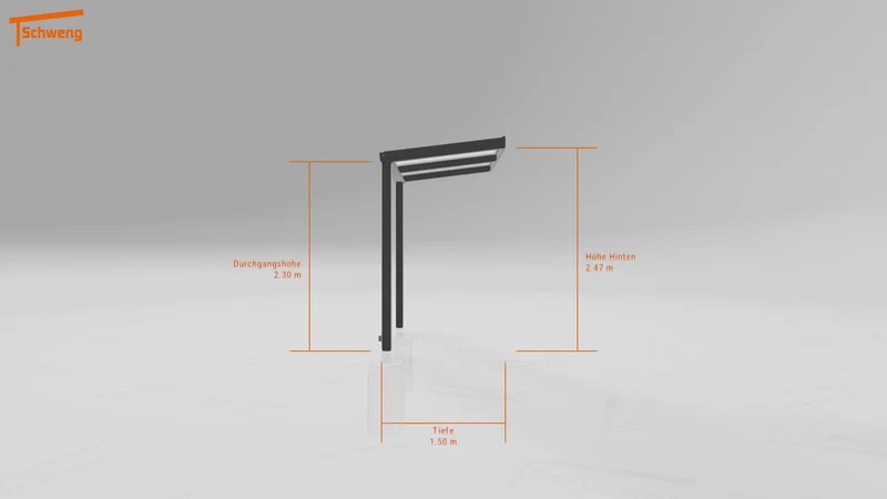 #DE Schweng Terrassenüberdachung S350 (ID bkg827)