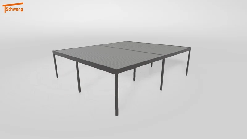 #DE Schweng Flachdachcarport C600 (ID jj9n98)