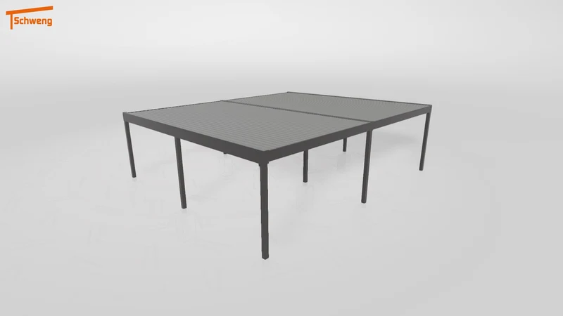 #DE Schweng Flachdachcarport C600 (ID jj9n38)
