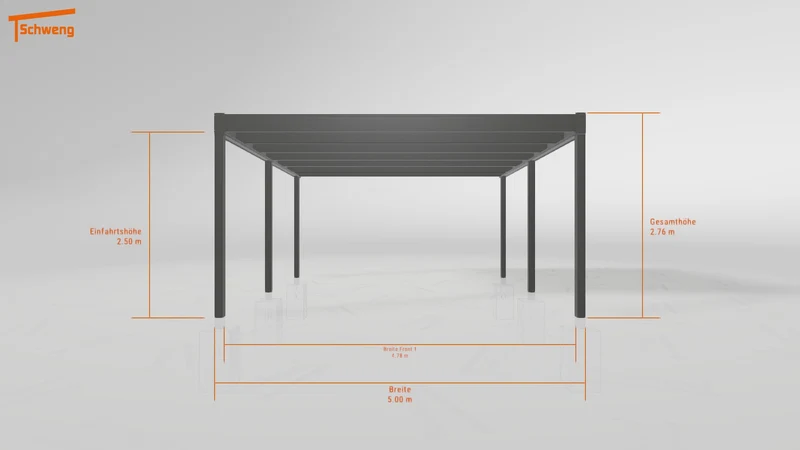 #DE Schweng Flachdachcarport C600 (ID jj9rdy) #MTG