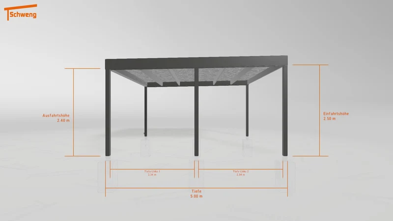 #DE Schweng Flachdachcarport C600 (ID jj9rdy) #MTG
