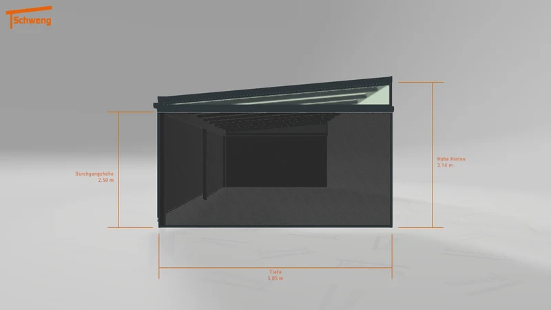 #AT Schweng Terrassenüberdachung S400 (ID 77m5x5)