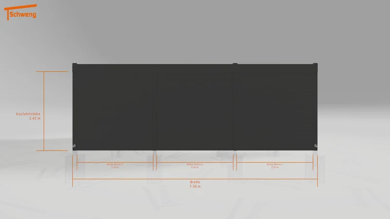 #DE Schweng Flachdachcarport C600 (ID w3n7rw)