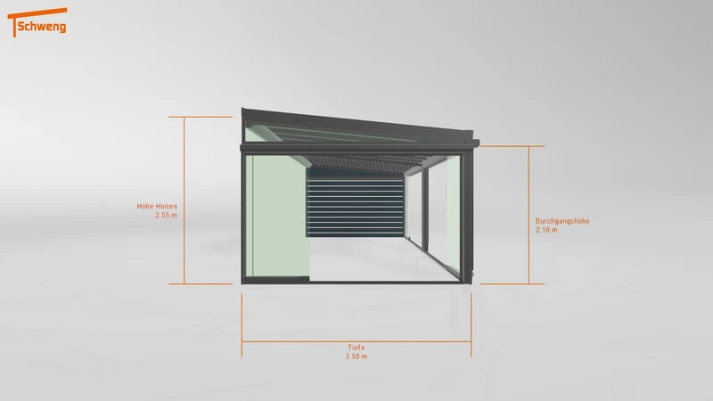 #DE Schweng Terrassenüberdachung S400 (ID qdwj3n)