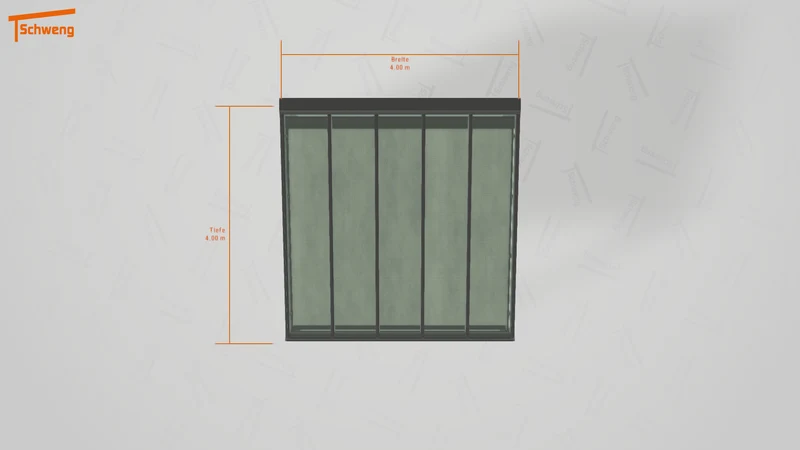 #DE Schweng Terrassenüberdachung S400 (ID rjzznz)