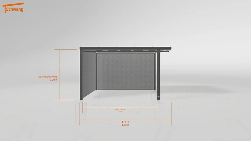 #DE Schweng Terrassenüberdachung S350 (ID v4rr7j)