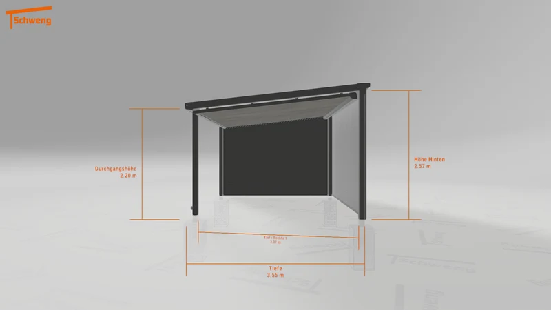 #DE Schweng Terrassenüberdachung S350 (ID v4rr7j)