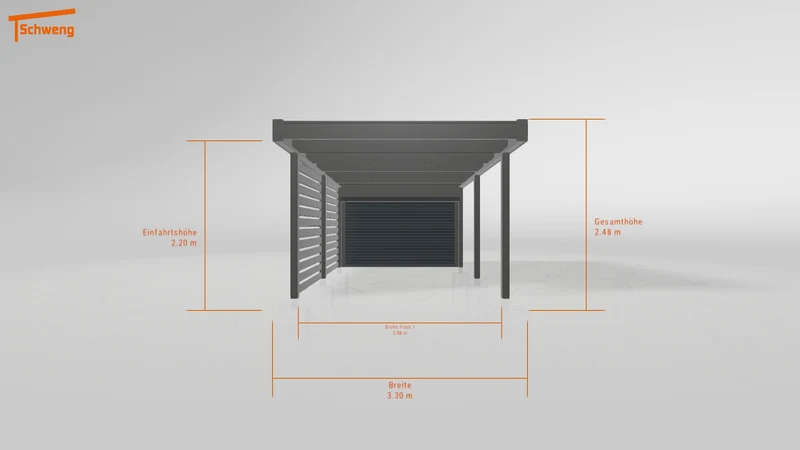 #DE Schweng Flachdachcarport C600 (ID 5mww9k) #MTG