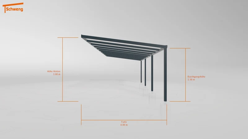 #DE Schweng Pultdachcarport S400 (ID 5mwgkr)