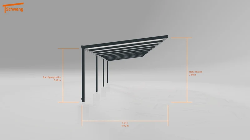 #DE Schweng Pultdachcarport S400 (ID 5mwgkr)
