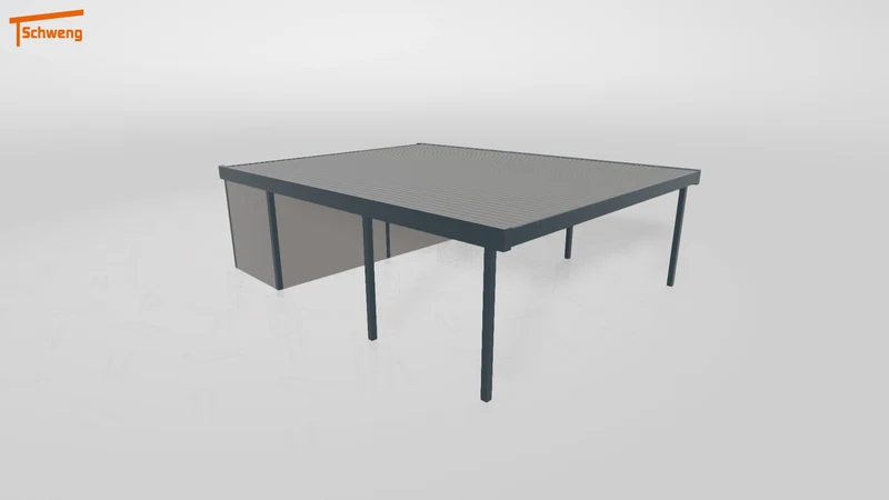 #DE Schweng Flachdachcarport C600 (ID w3nrgw) #MTG