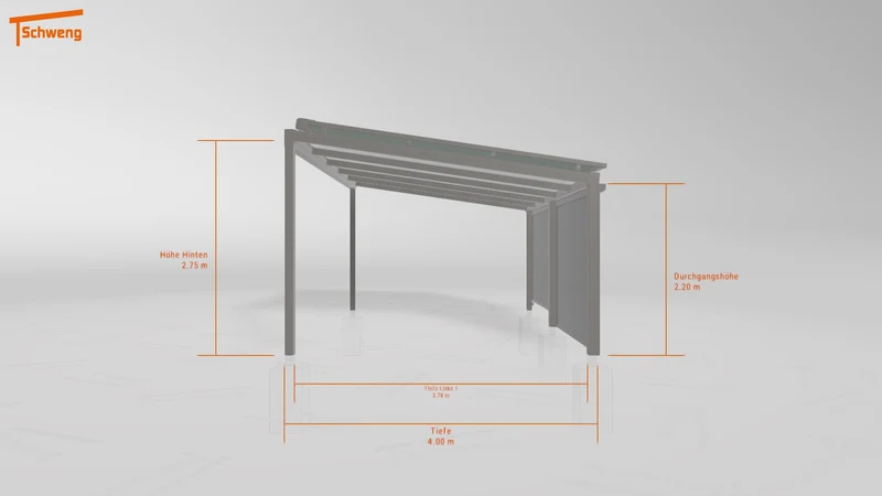 #DE Schweng Terrassenüberdachung S400 (ID 77mgzv)