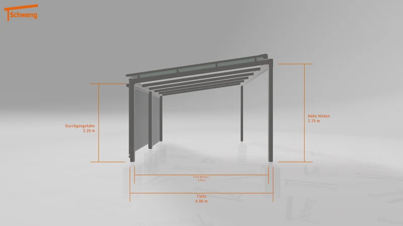 #DE Schweng Terrassenüberdachung S400 (ID 77mgzv)