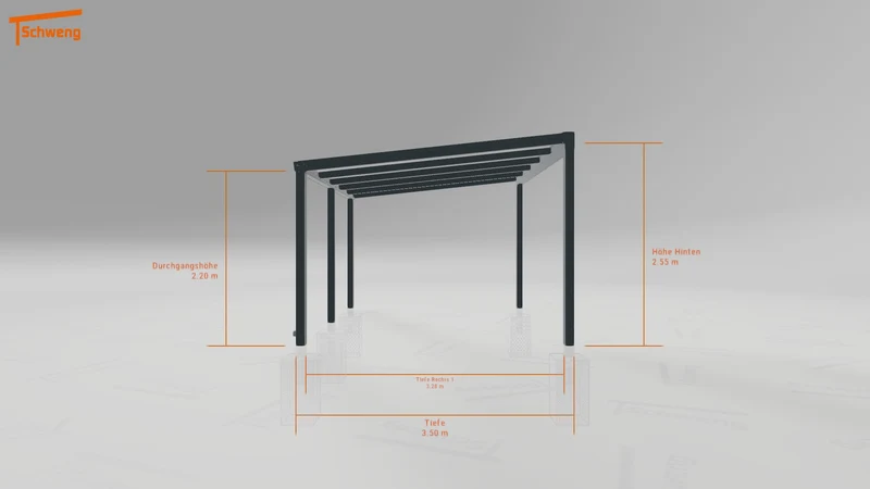#DE Schweng Terrassenüberdachung S350 (ID jj9ypw)