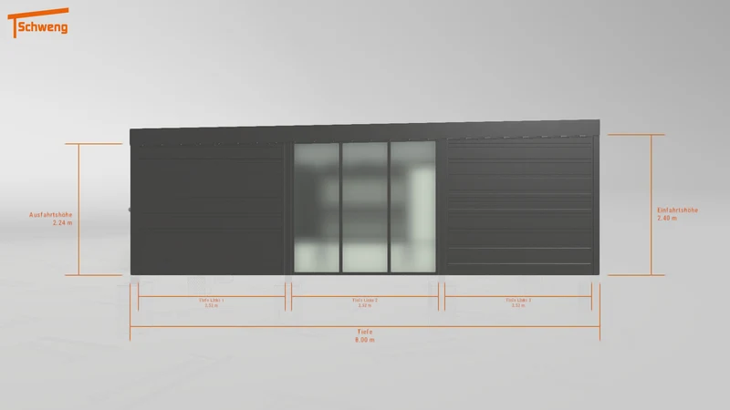 #DE Schweng Flachdachcarport C600 (ID 77mkwv) #MTG