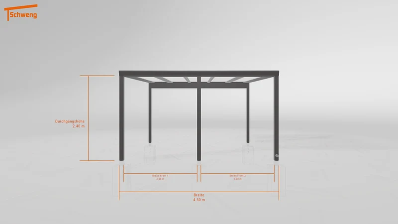 #DE Schweng Pultdachcarport S400 (ID 338b7g) #MTG