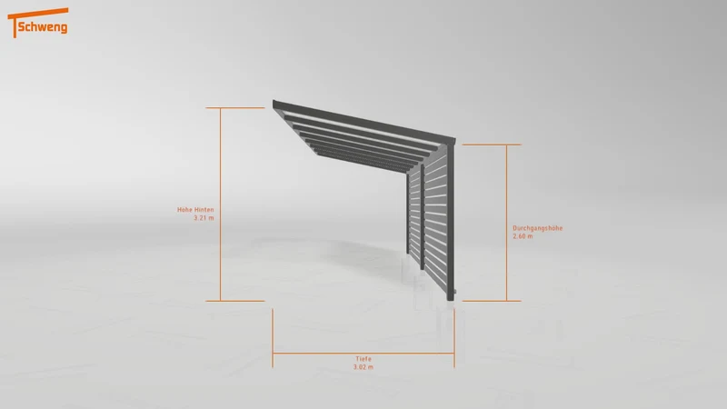 #DE Schweng Pultdachcarport S350 (ID ygnjyr) #MTG