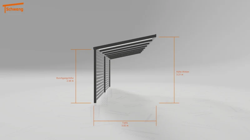 #DE Schweng Pultdachcarport S350 (ID ygnjyr) #MTG