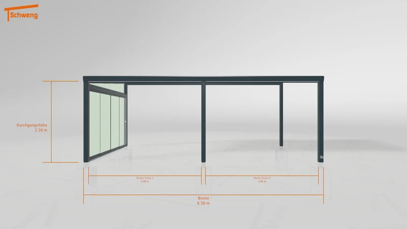 #DE Schweng Terrassenüberdachung S400 (ID zbgw9g)