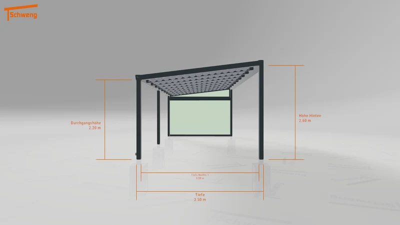 #DE Schweng Terrassenüberdachung S400 (ID zbgw9g)