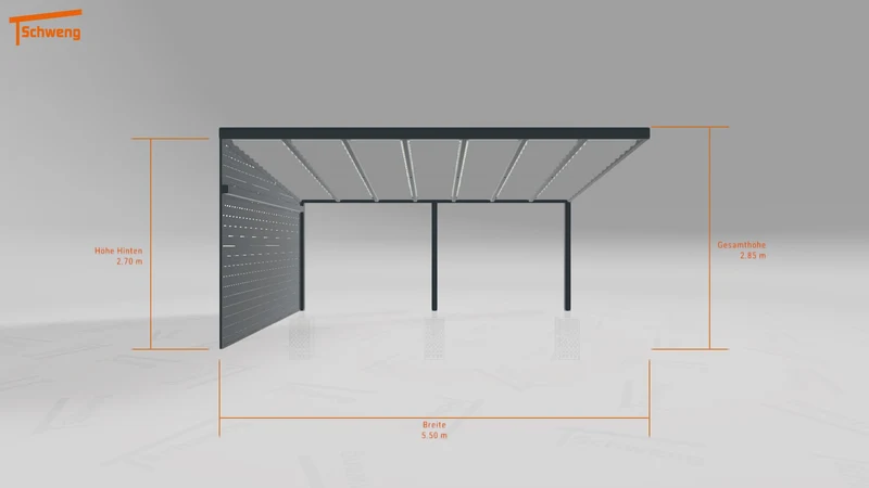 #DE Schweng Terrassenüberdachung S400 (ID 85b7kj)