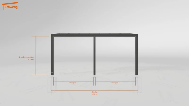 #DE Schweng Terrassenüberdachung S350 (ID jj93xm)