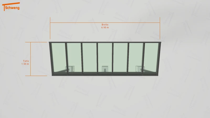 #DE Schweng Terrassenüberdachung S350 (ID jj93xm)