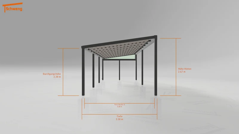 #DE Schweng Terrassenüberdachung S350 (ID x7nkwd)