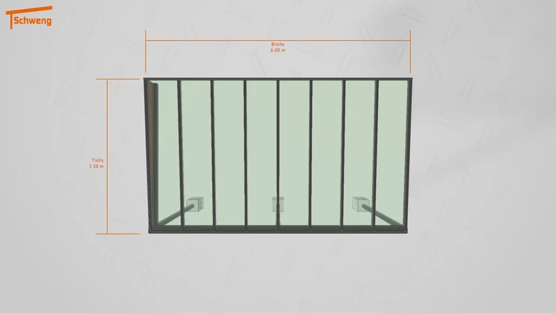#DE Schweng Terrassenüberdachung S400 (ID 5mwg33)