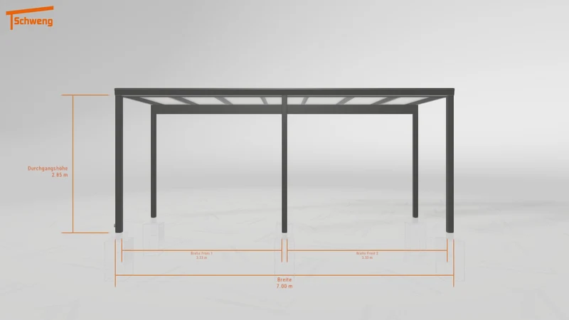 #DE Schweng Pultdachcarport S400 (ID ygn2k8)