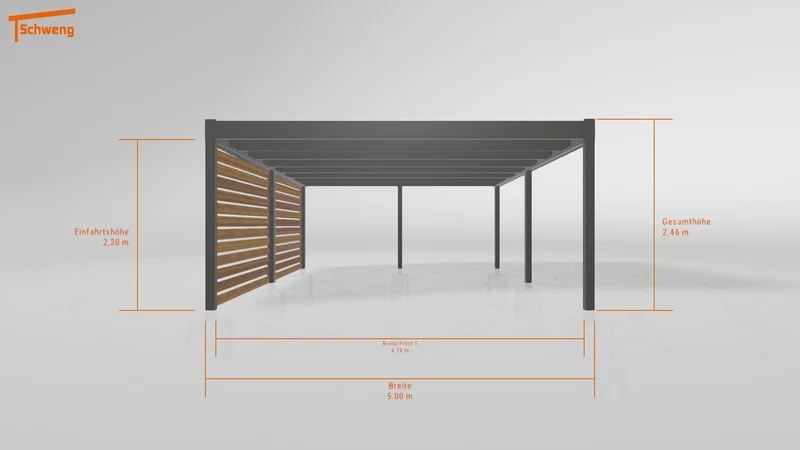 #DE Schweng Flachdachcarport C600+ (ID 85byy7) #MTG