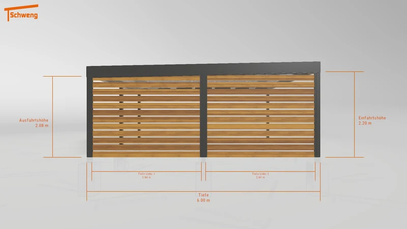 #DE Schweng Flachdachcarport C600+ (ID 85byy7) #MTG