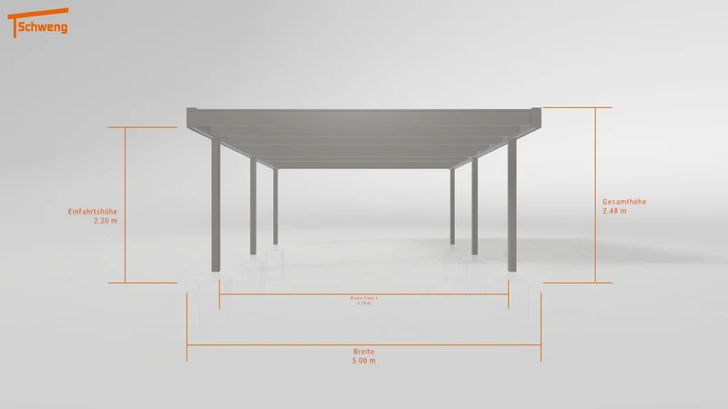 #DE Schweng Flachdachcarport C600 (ID rjzzrz) #MTG