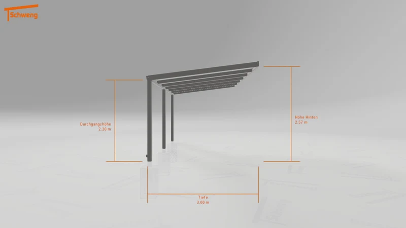 #DE Schweng Terrassenüberdachung S350 (ID qdwwwv)