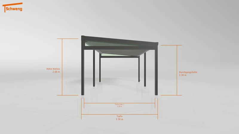 #DE Schweng Terrassenüberdachung S400 (ID g7gggb)