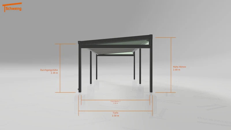 #DE Schweng Terrassenüberdachung S400 (ID g7gggb)