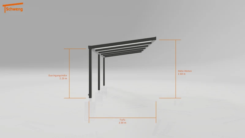 #DE Schweng Terrassenüberdachung S400 (ID w3nr8w)