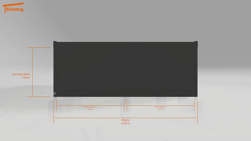 #DE Schweng Flachdachcarport C600+ (ID 5mwgpv) #MTG