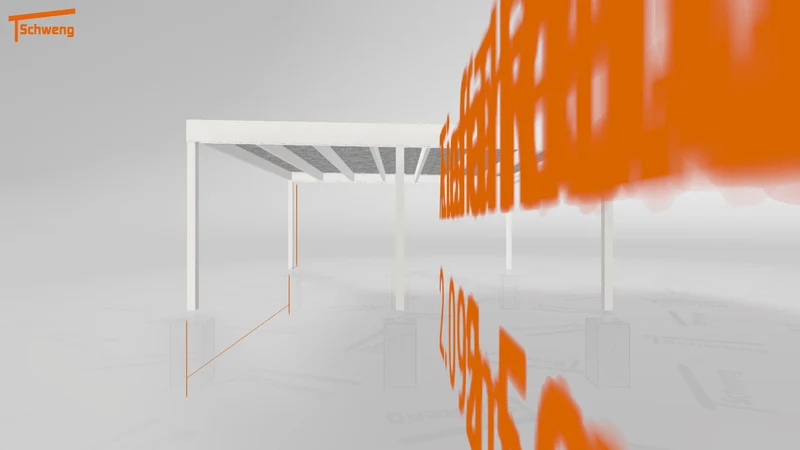 #DE Schweng Flachdachcarport C600+ (ID 338gmg) #MTG