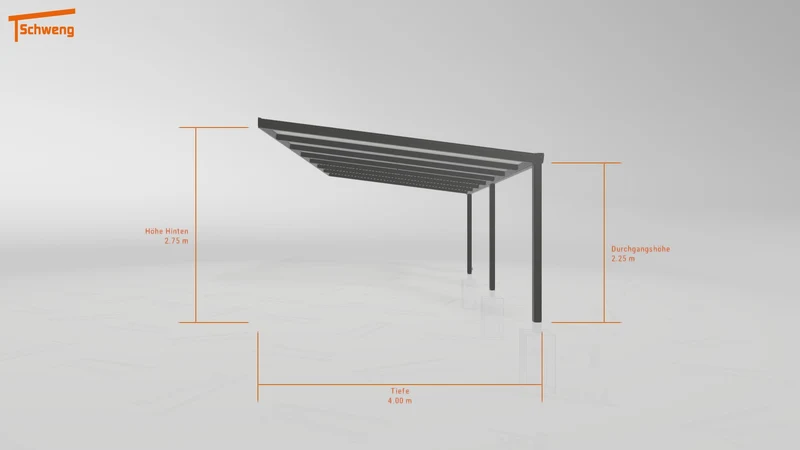 #DE Schweng Terrassenüberdachung S400 (ID mj7xpj)