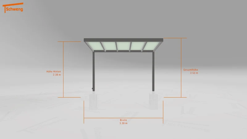 #DE Schweng Terrassenüberdachung S350 (ID w3nkjw)
