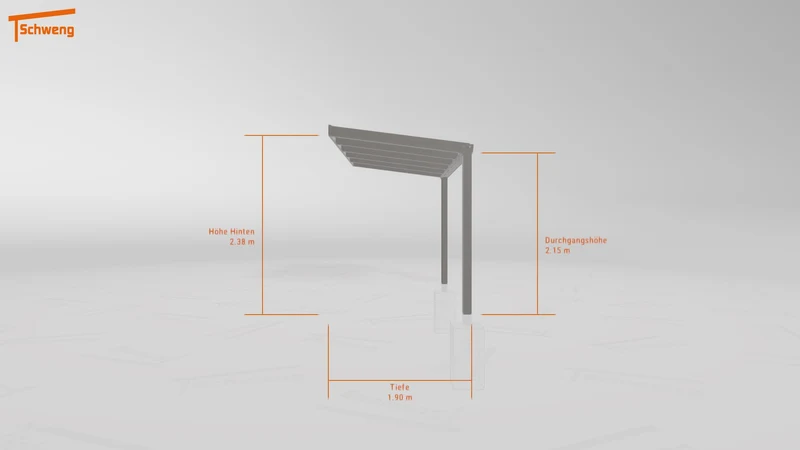 #DE Schweng Terrassenüberdachung S350 (ID w3nkjw)