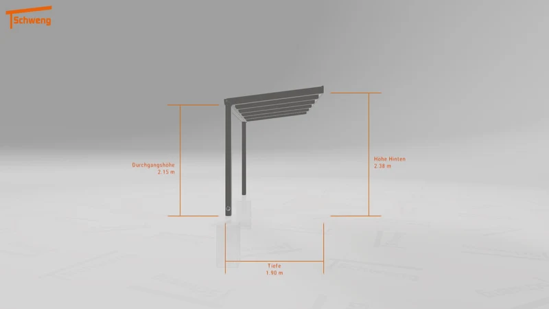 #DE Schweng Terrassenüberdachung S350 (ID w3nkjw)