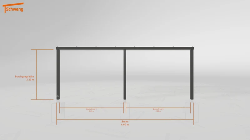 #DE Schweng Terrassenüberdachung S350 (ID 77mb32)