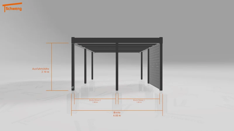 #DE Schweng Flachdachcarport C600+ (ID 5mw9p4) #MTG